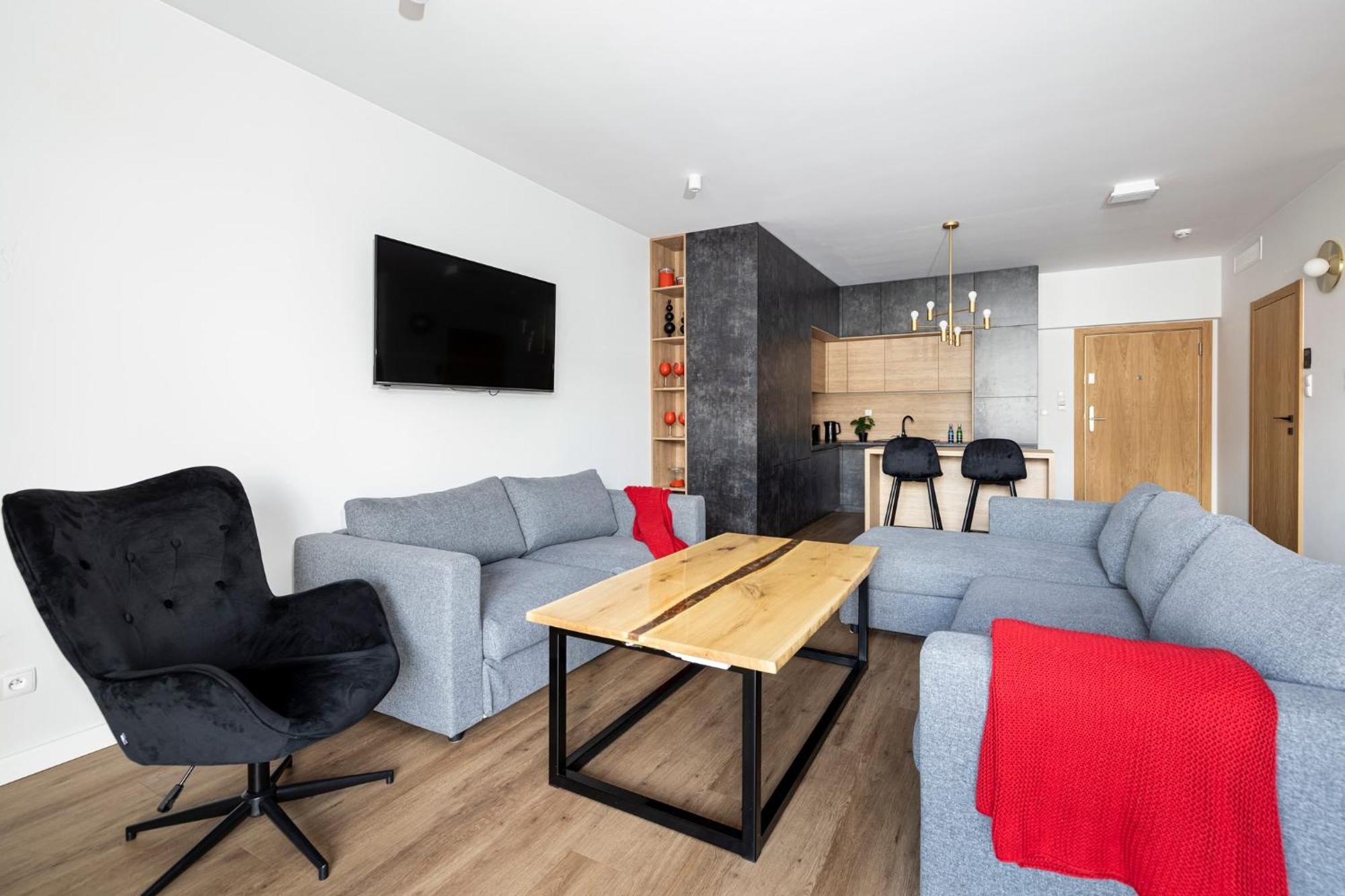 Rent Like Home - Apartamenty W Deo Plaza Gdańsk Værelse billede